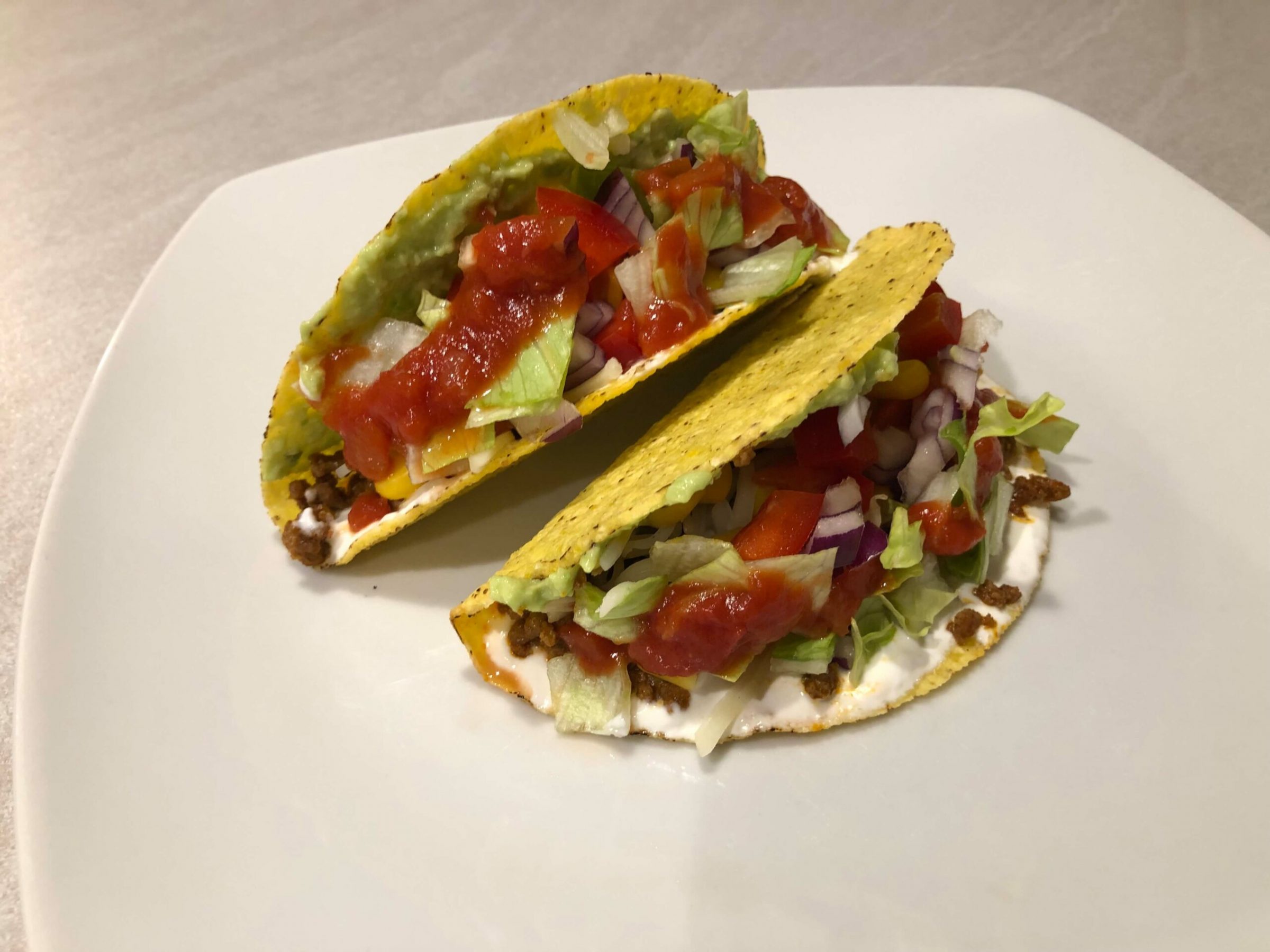 Tacoskaller med fyld