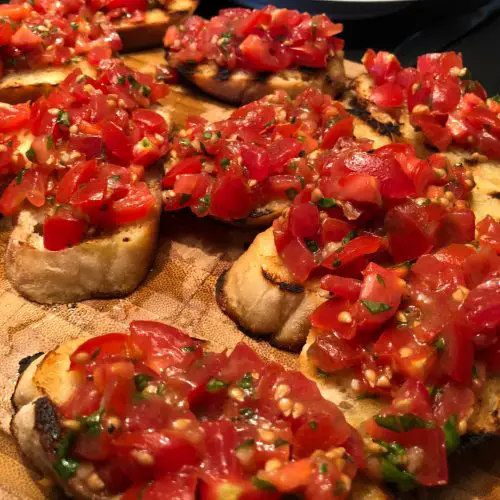 Bruschetta med salsa