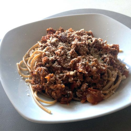 spaghetti bolognese - mine-madopskrifter.dk