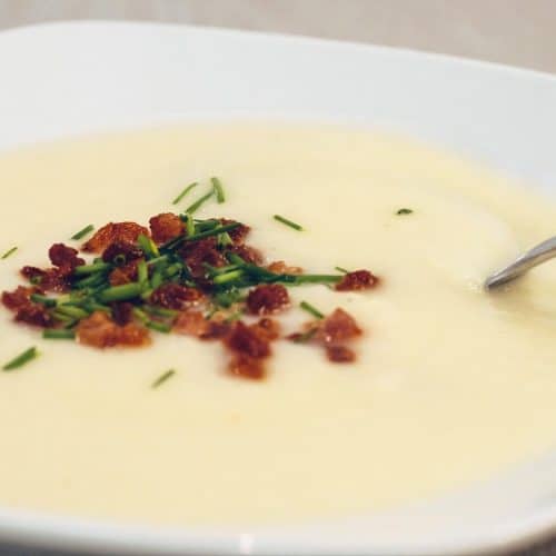 Blomkålssuppe med bacon